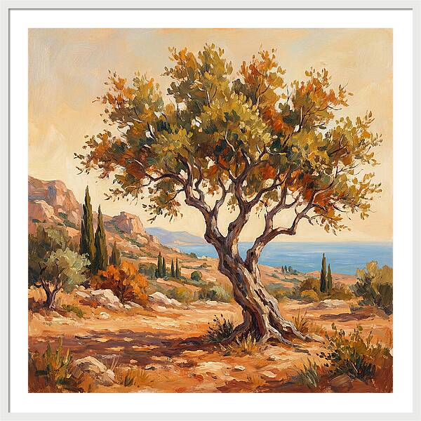 Aspen Tree By The Mediterranean
