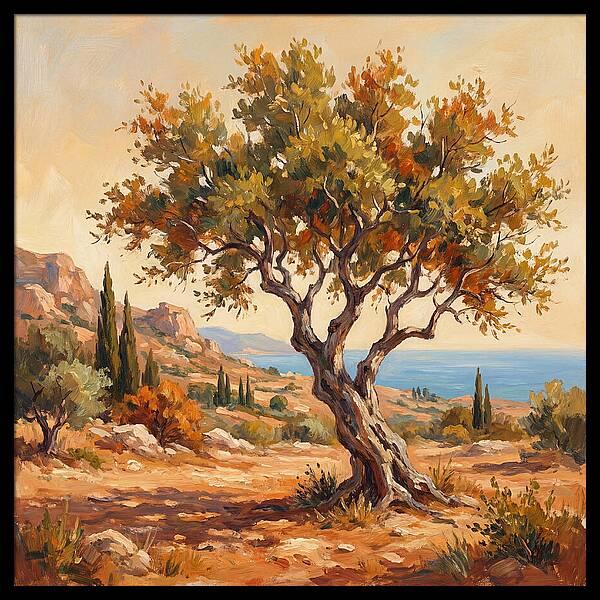 Aspen Tree By The Mediterranean