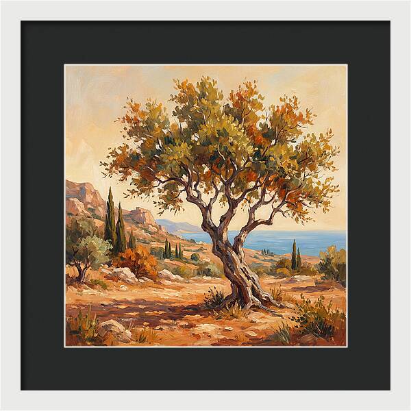 Aspen Tree By The Mediterranean