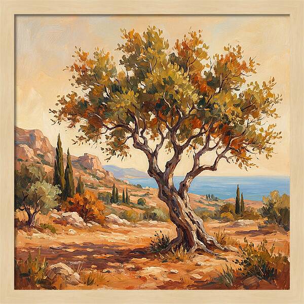 Aspen Tree By The Mediterranean