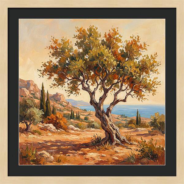 Aspen Tree By The Mediterranean