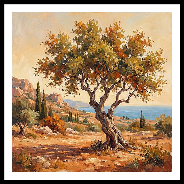 Aspen Tree By The Mediterranean