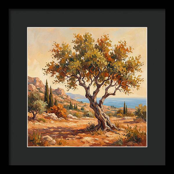 Aspen Tree By The Mediterranean