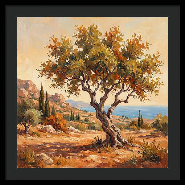 Aspen Tree By The Mediterranean