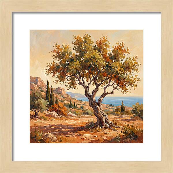 Aspen Tree By The Mediterranean