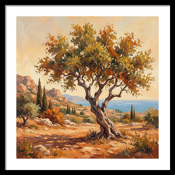 Aspen Tree By The Mediterranean