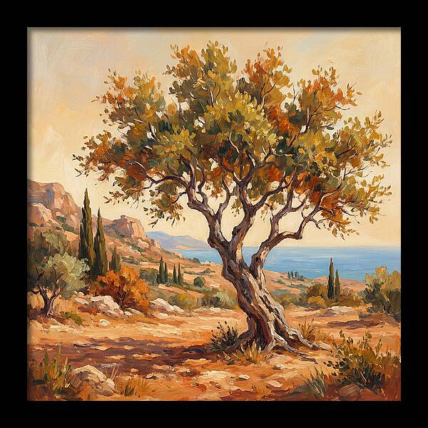 Aspen Tree By The Mediterranean
