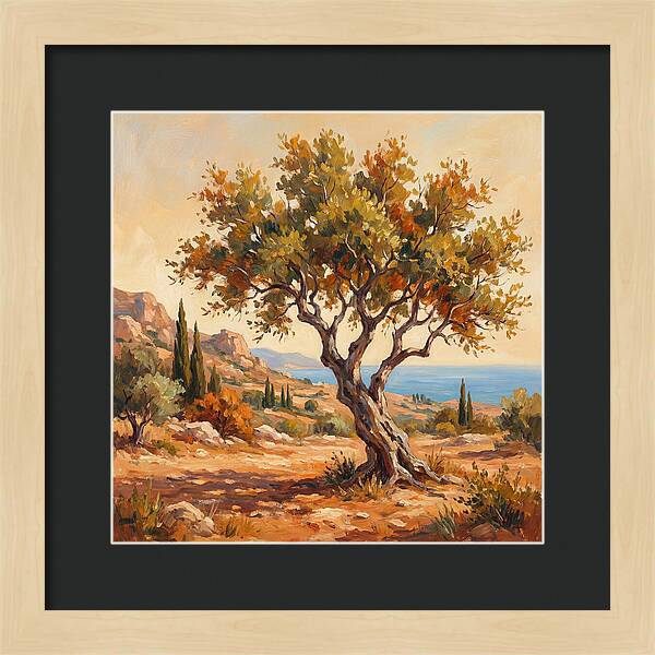Aspen Tree By The Mediterranean