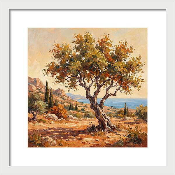 Aspen Tree By The Mediterranean