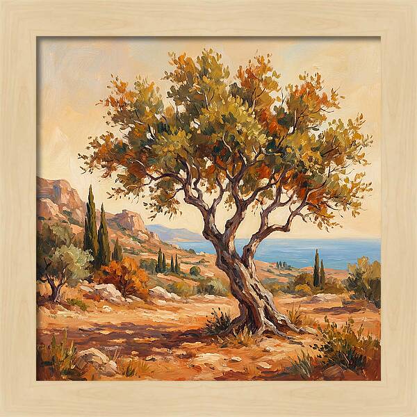 Aspen Tree By The Mediterranean