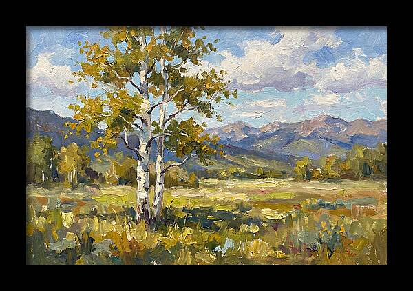 Aspen Trees In Autumn Light