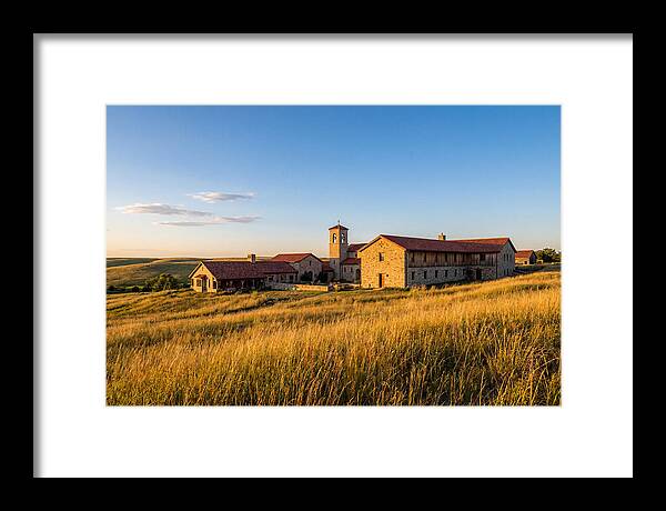 Assumption Abbey At Sunset