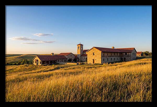 Assumption Abbey At Sunset