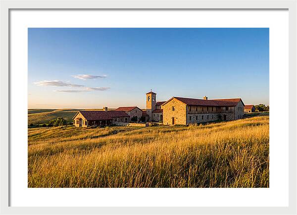 Assumption Abbey At Sunset