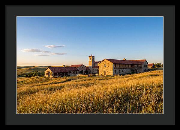Assumption Abbey At Sunset