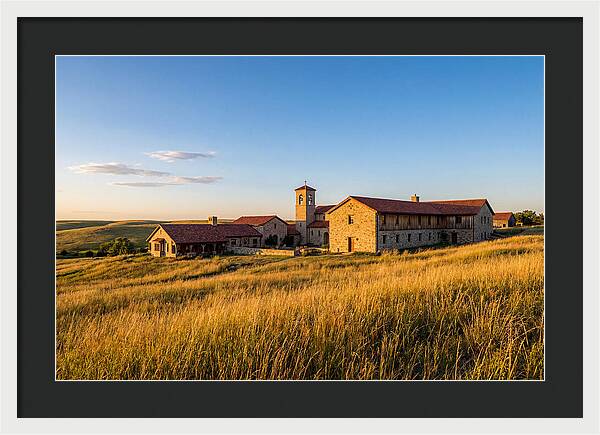 Assumption Abbey At Sunset