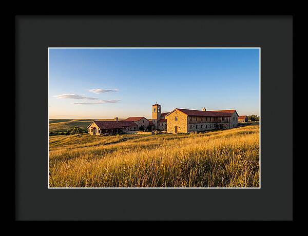 Assumption Abbey At Sunset