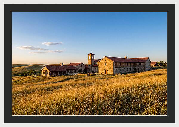 Assumption Abbey At Sunset