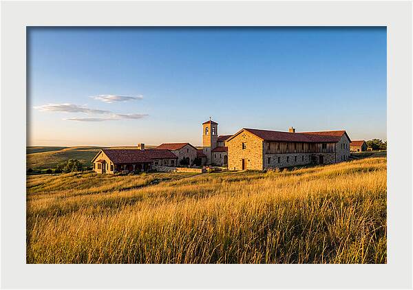 Assumption Abbey At Sunset