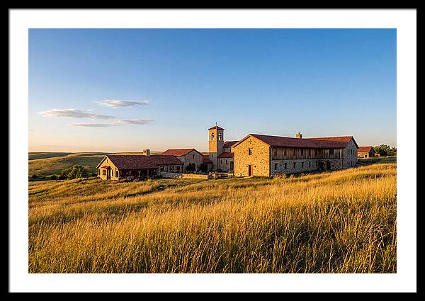 Assumption Abbey At Sunset