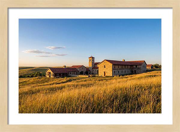 Assumption Abbey At Sunset