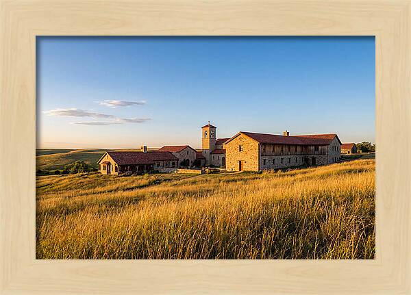 Assumption Abbey At Sunset
