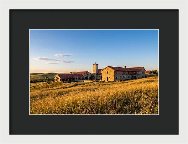 Assumption Abbey At Sunset