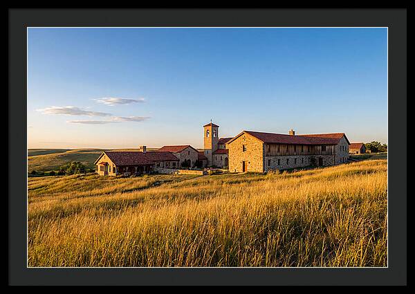 Assumption Abbey At Sunset