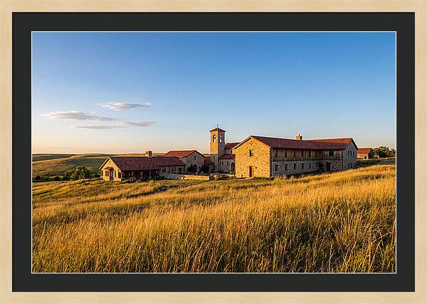 Assumption Abbey At Sunset