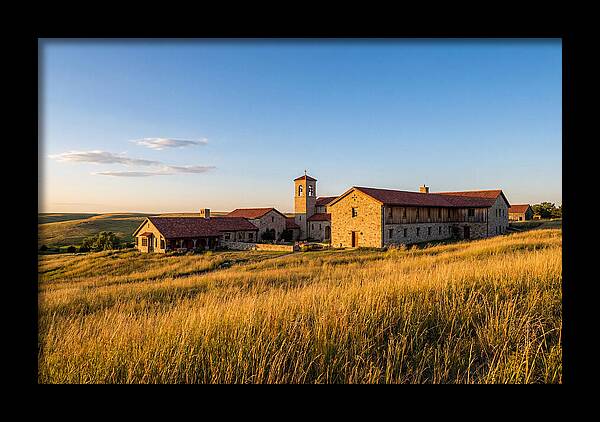 Assumption Abbey At Sunset