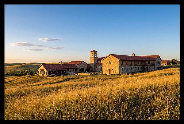 Assumption Abbey At Sunset