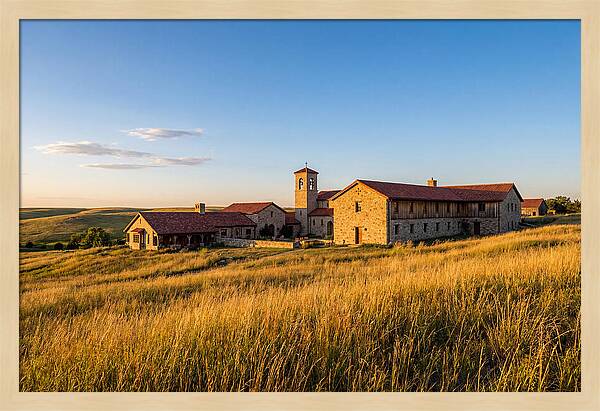 Assumption Abbey At Sunset