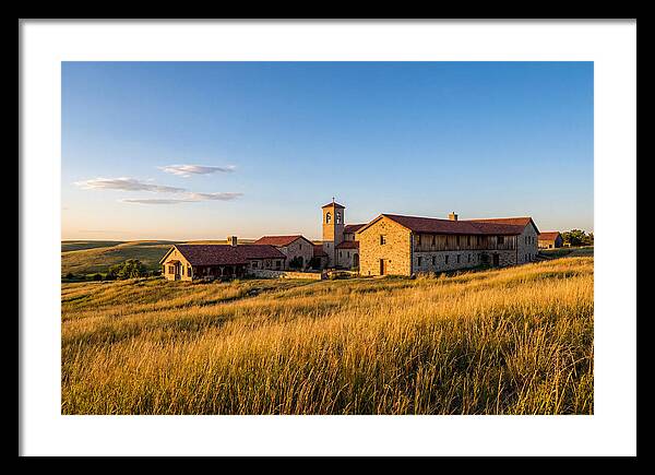 Assumption Abbey At Sunset