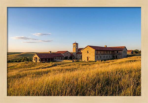 Assumption Abbey At Sunset