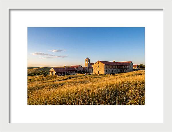 Assumption Abbey At Sunset