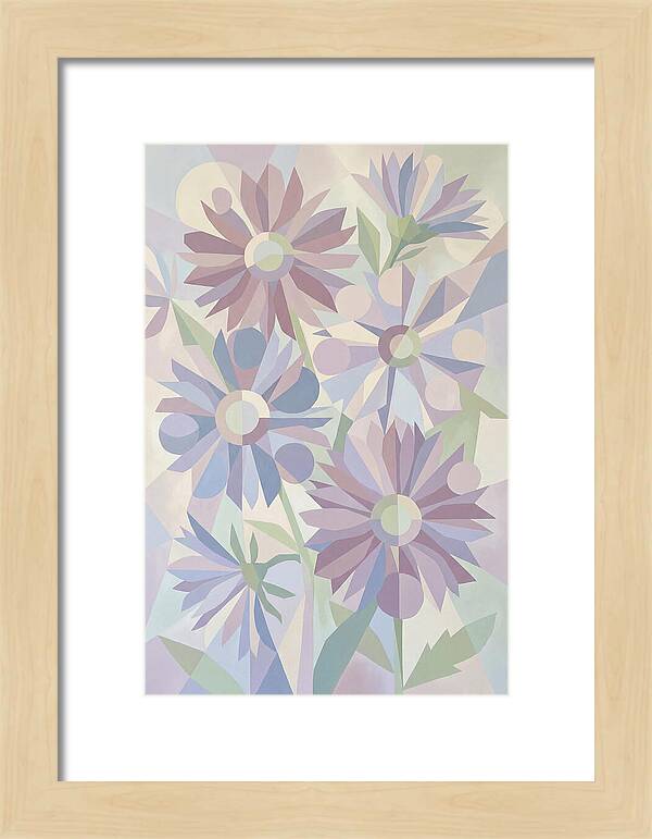 Aster Flowers In Soft Mauve