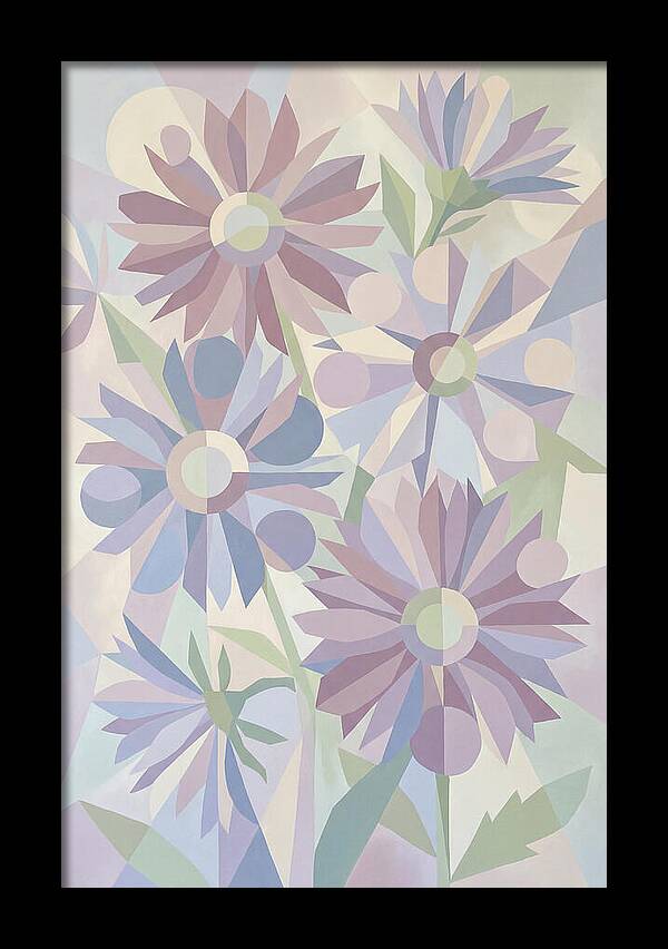 Aster Flowers In Soft Mauve
