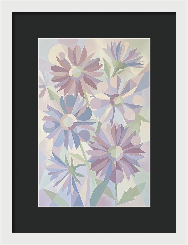 Aster Flowers In Soft Mauve