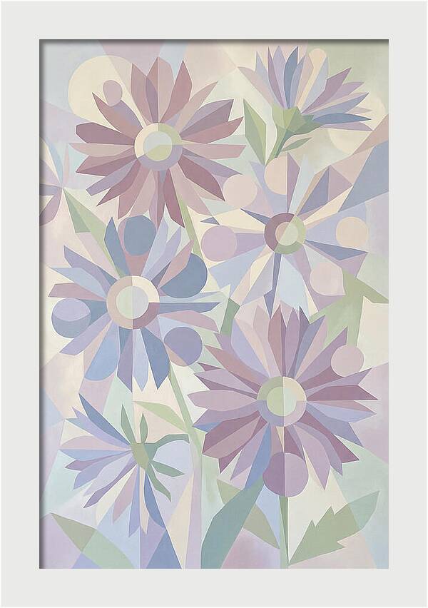 Aster Flowers In Soft Mauve