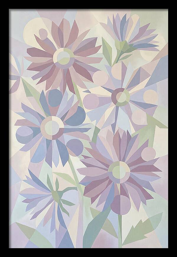 Aster Flowers In Soft Mauve