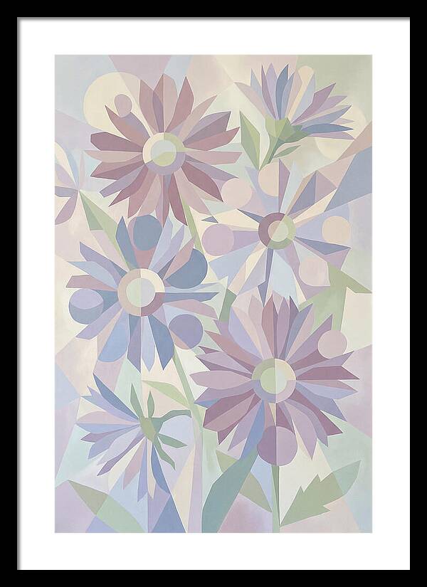 Aster Flowers In Soft Mauve