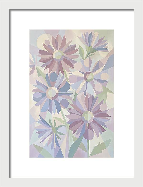 Aster Flowers In Soft Mauve