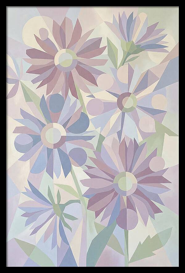 Aster Flowers In Soft Mauve