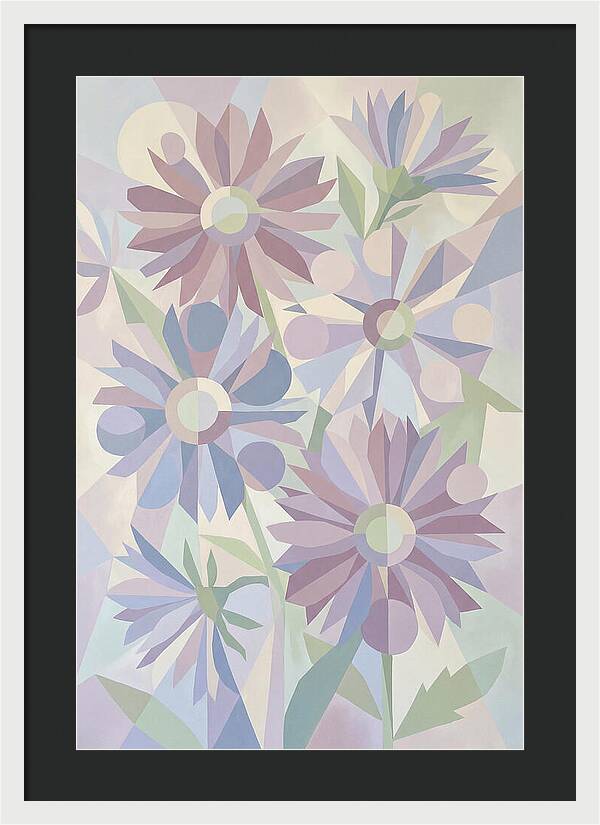 Aster Flowers In Soft Mauve