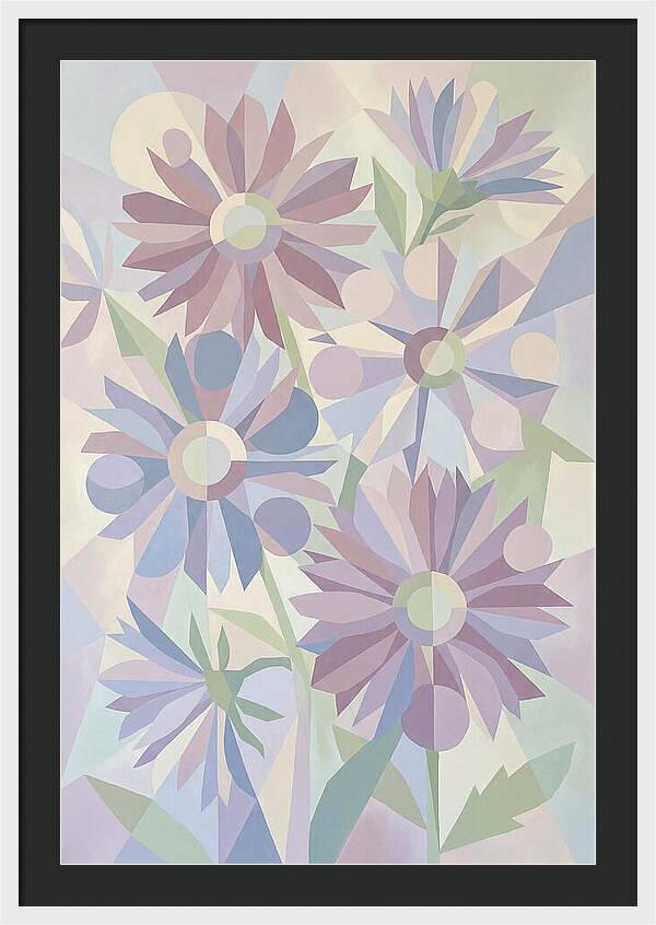 Aster Flowers In Soft Mauve
