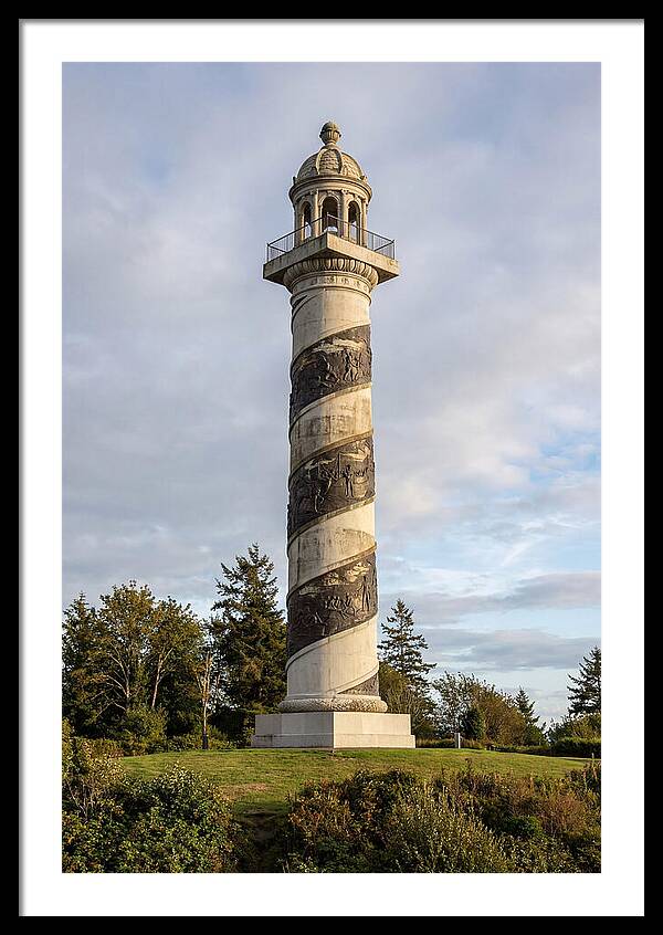 Astoria Column Rising Above Nature