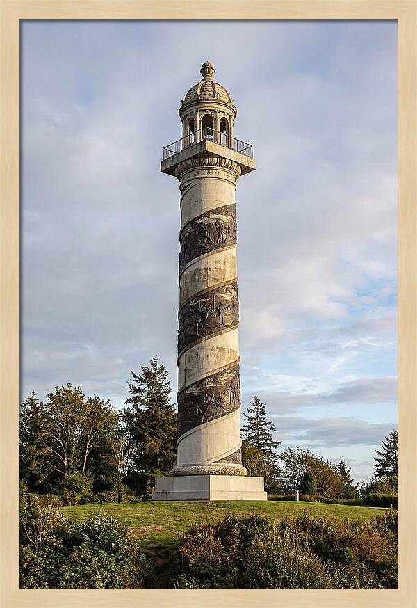 Astoria Column Rising Above Nature