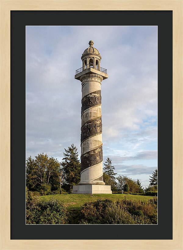 Astoria Column Rising Above Nature