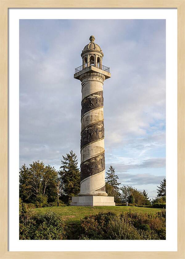 Astoria Column Rising Above Nature