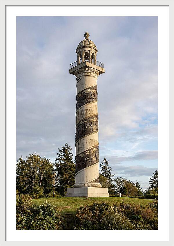 Astoria Column Rising Above Nature